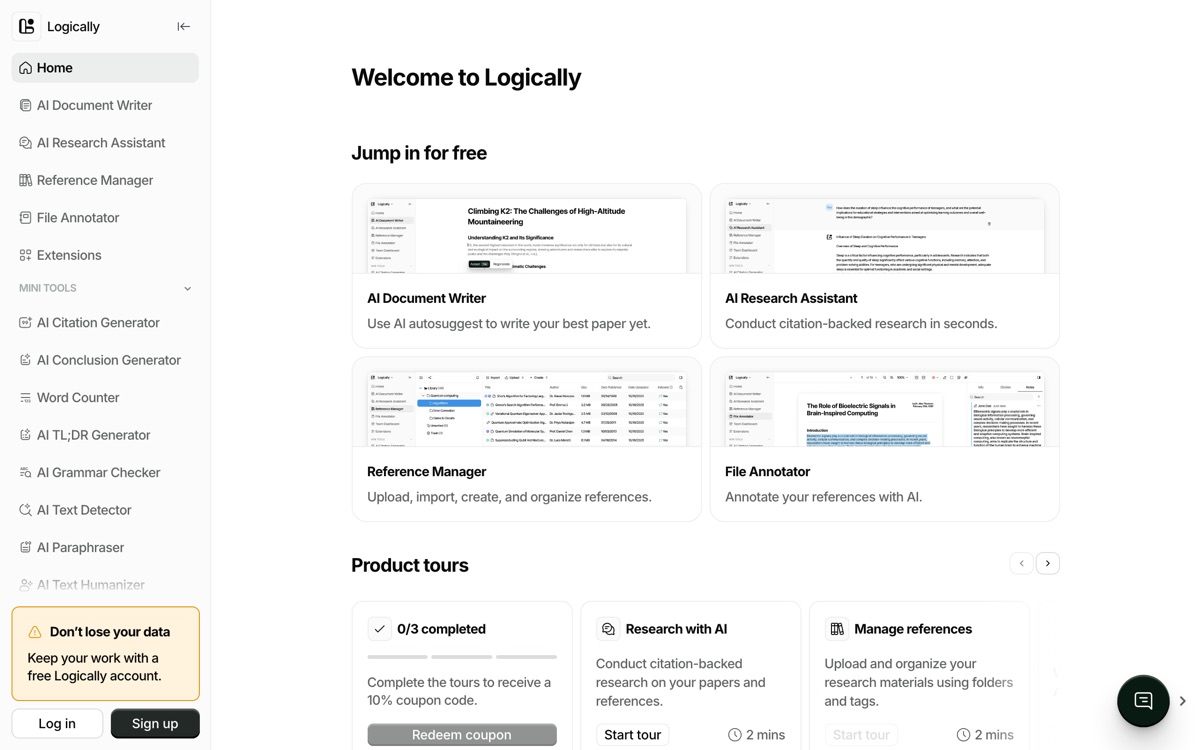 Screenshot of the Afforai website