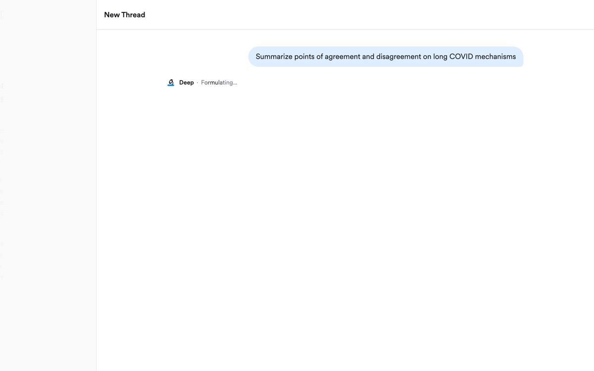Screenshot of the Consensus website